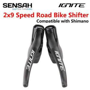SENSAH IGNITE STI 2x9 스피드 로드 바이크 시프터 브레이크 레버, 자전거 R7000, 티아그라 소라 센사 엠파