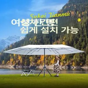 원터치타프 타프쉘 옥타 3.3m 메쉬 헥사 그늘막 옥상