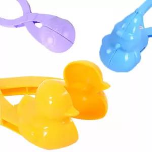 오리 눈뭉치 제조기 집게형 스노우볼 메이커 눈사람 만들기 겨울 놀이