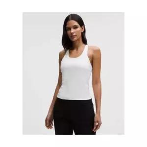 룰루레몬 lululemon LULULEMON 홀드 타이트 마이크로 립 레이서백 탱크탑 WHT LW1FXJS-0002 461235