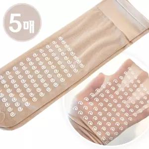 [하프클럽/제이투와이]쫀존한 발목스타킹 스타킹양말5켤레 벌크 미끄럼방지 발바닥 실리콘