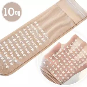 [하프클럽/제이투와이]쫀존한 발목스타킹 스타킹양말 10켤레 벌크 미끄럼방지 발바닥 실리콘