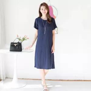 [엘클로] 여성 여름 데일리 인견 플리츠 원피스