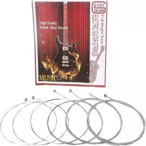 6개/세트 범용 일렉트릭 기타 줄 황동 육각 강철 코어 악기용 플라스틱 카주 하모니카 마우스 플루트