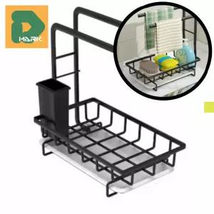 위생관리 행주걸이 수납대 정리대 배수형 깔끔한 수세미받침대 주방용 수세미걸이 선반 싱크대용 물빠짐