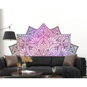 하프 만다라 데칼 보드 마스터 요가 C.S D.XS 명상 예술 연꽃 아트 보드이동식