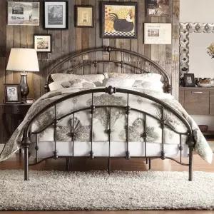 유럽식 철제 침대프레임 앤티크브론즈 빈티지 앤틱침대