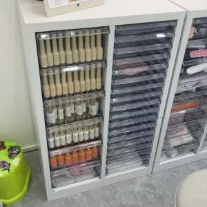 네일서랍장 캐비닛 미술 사무실 A4S 백색 정리함