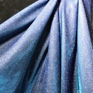 인조 글리터 그라데이션 폴리에스터 커버 프랜치 착용 페디 매칭 손톱 시트 탄성 블루