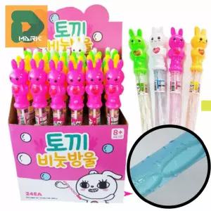 어린이 비눗방울 24p 유치원 교구 어린이집 비누방울놀이 단체선물 놀이 선물 어린이날 선물 야외 스틱형