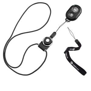 CAMKIX 카메라 셔터 리모컨 블루투스 분리형 스트랩 무선 기술 랜야드 마운 블랙 손목