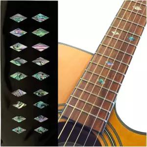 인레이스티커 조코모 전통 다이아몬드 아발론 믹스 포지션 마크 기타 베이스 우쿨렐레