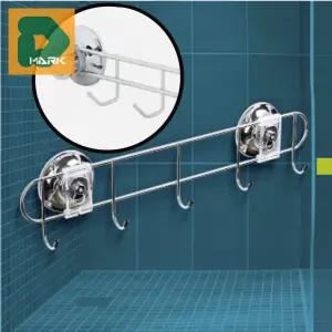 회전식 주방도구걸이 5p 흡착 파이프 조리기구 멀티행거 올스텐 키친타올 행주 부착식 절단가능 홀더