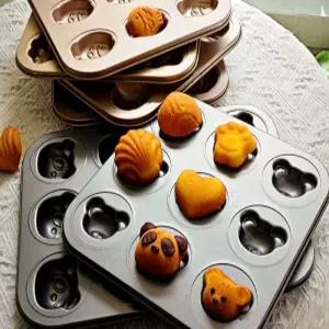 2개 통통 하트모양 베이킹틀 머핀틀 마들렌틀 버터떡틀