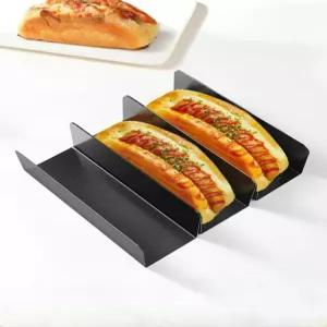 핫도그틀 바게트 금형 빵틀 그리드 베이킹 U자형 롤빵