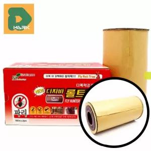 해충박멸 롤트랩 26m 강력한 축사용 끈끈이 창고용 하우스용 노란색 과수원용 해충방제 방역용 포획기