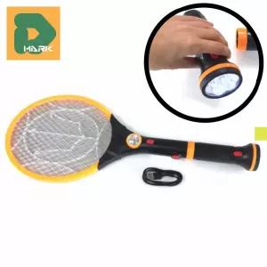 투버튼 전기모기채 강력 해충 안전망 필수 야외 실내 충전식 캠핑 파리채 튼튼한 퇴치 해충퇴치기 여름