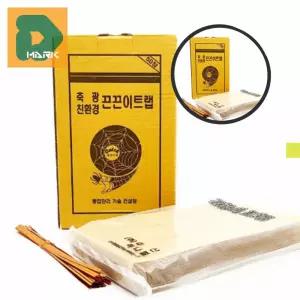 살충용 벌레끈끈이 50p 퇴치 트랩형 박스 해충 날파리 접착식 구성 용품 하우스 강력 바퀴벌레 포획용 거미