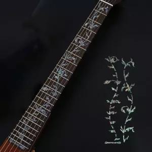 Alnicov 기타 프렛보드 마커 인레이 스티커 베이스/어쿠스틱/일렉트릭 DIY 넥 생명의 나무 어벌론 블루