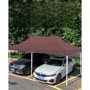 몽골 텐트 조립식 포장마차 3x 2X2m 가정용 접이식 간단한 투명창 캐노피