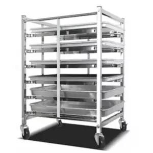 베이킹 랙 트레이 베이커리 식빵 선반 이동식 퇴식대 냉장고