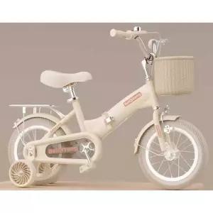 접이식 4발 자전거 14인치 접이식자전거 바구니 발자전거