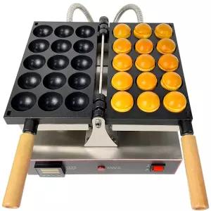 홍콩 와플기 에그와플 업소용 조롱박 꼬치 간식 에그 탱글