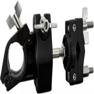 AIAS 회전 드럼 랙 클램프 조절 가능한 볼 조인트 1.5인치 튜브 보조 마운트용