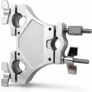 직경 7/8인치 톰 또는 심벌 암 합금 강철 드럼 마운트 하드웨어용 AIAS 3방향 멀티 클램프