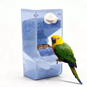 케이지 균열 방지 플라스틱 잉꼬 액세서리를 위한 AOTU 자동 조류 공급기 소형 앵무새 카나리아를