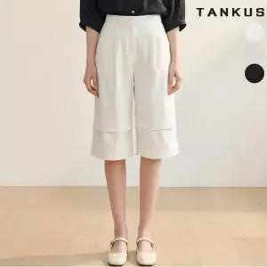 여성 하프밴딩 레이어드 7부 반바지 팬츠