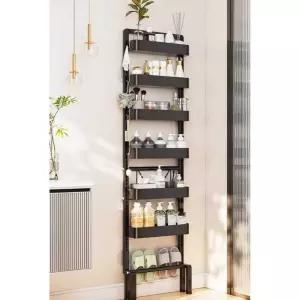 욕실문 수납 선반 초박형 문걸이 뒷문 욕실 다용도 4단