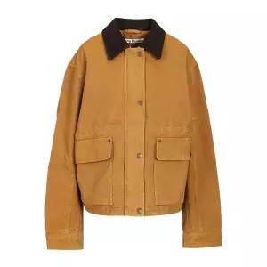 아크네스튜디오 콘트라스트 칼라 스냅 버튼 재킷 A90720 BUT