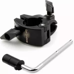 레코노바 전자 드럼 4방향 클램프 L-브라켓 키트 - 롤랜드/야마하/알레시스 및 기타 랙용 38mm 어댑터