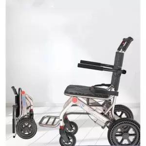 휴대용휠체어 어르신 경량 휴대용 여행용 전동 배터리