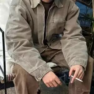 재킷 워싱 코트 쇼트 남사친 빈티지 봄 MODU1