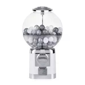 프리미엄 캡슐 자판기 뽑기 캔디머신 복권기 화이트 기계 몸체빈 껍데기 50 은색