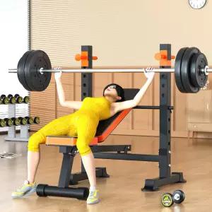 벤치프렌스 평벤치 홈트 기구 홈짐 바벨 가정용