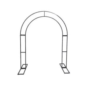 철제 아치 입구 정문 블랙 소형 지지대 아치문 장미 가든