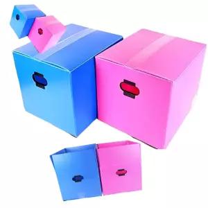 창고용 작업장 중형물품수납 피피박스 중형수납박스 (40x35x26) 1P x 10개세트 사