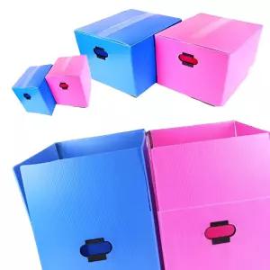 창고용 작업장 소품물품보관 피피박스 소형수납박스 (34x29x26) 1P x 10개세트 사