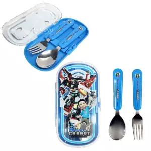 어린이집 유치원 어린이수저구비 미니스푼포크 헬로카봇수저 (1세트) x 10개세트 안방용 케