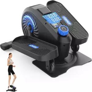 펀밀리 언더 데스크 타원형 다리 운동기 서 있거나 앉은 미니 기계 노인 휴대용 자전거 페달 가정/사무실용