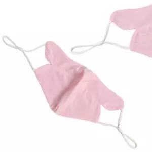 햇빛 차단용 입체마스크 1P x 5개세트 UV차단보호구 핑크색 천 소재 가리개 운동장 외출시