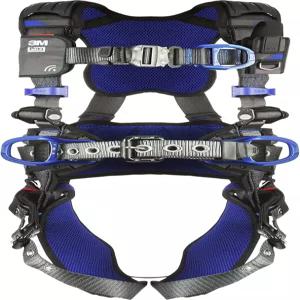 3M 1140189 DBI-SALA ExoFit X300 컴포트 컨스트럭션 클라이밍 위치 안전 하네스 낙하 보호 후면 전면 힙