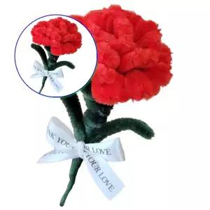 쌍문상회 모루 인형 카네이션 브로치 만들기 6개