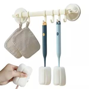 주방 다용도실 컵 세척솔 텀블러브러쉬 1P x 5개세트 젖병솔 화이트 물병 세척용 위생 솔기구