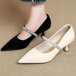 [하프클럽/더힐]더힐슈즈 메리제인 스틸레토 여성여자 구두 정장화 펌프스