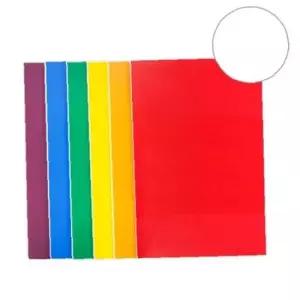 (현진) 단면칼라보드롱/우드락 미니 MCB-23 백색/290x440mm 갑(5개입)