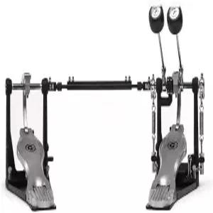 지브롤터 6000 시리즈 다이렉트 드라이브 더블 베이스 드럼 페달 G 스타일 패스트 터치 풋보드 듀얼 서피스